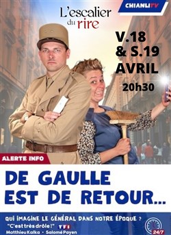 Affiche de De Gaulle est de retour