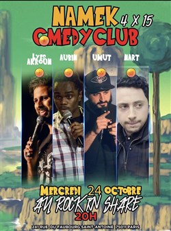 Affiche de Le Namek Comedy Club rôde son spectacle