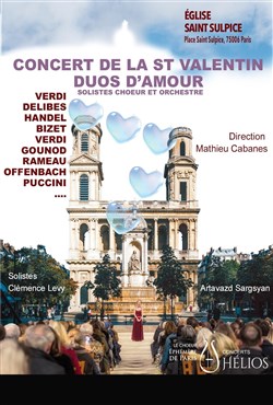 Affiche de Concert de la St Valentin - Les duos d'Amour