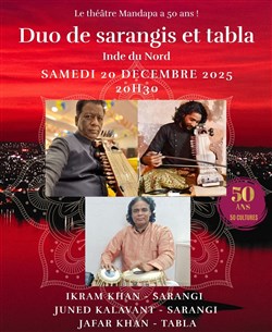 Affiche de Duo de sarangis et tabla