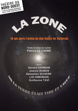 Affiche de La zone, or la terre était vide et vague