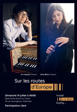 Affiche de Musique Baroque : Clavecin et Traverso