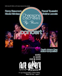 Affiche de Chansons cachées avec David-Johann Dray