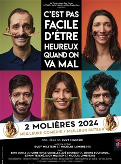 Affiche de C'est pas facile d'être heureux quand on va mal