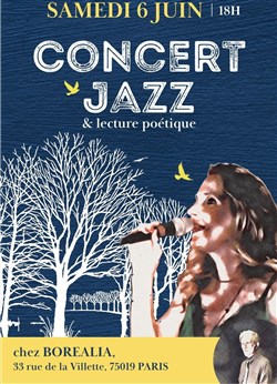 Affiche de Concert Jazz et lecture poétique