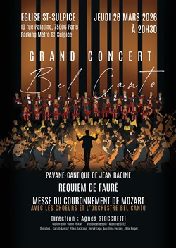 Affiche de Grand Concert Bel Canto