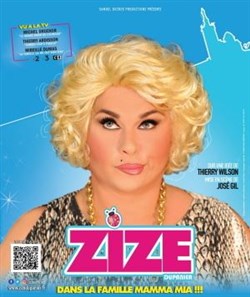 Affiche de Zize dans La famille Mamma Mia