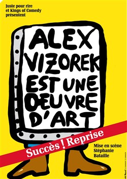 Affiche de Alex Vizorek dans Alex Vizorek est une oeuvre d'art