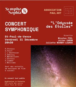 Affiche de Concert symphonique : L'Odyssée des Étoiles