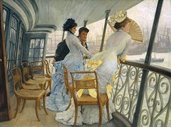 Affiche de Visite guidée : James Tissot, l'ambigu moderne, Musée d'Orsay | par Loetitia Mathou