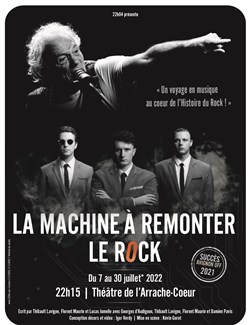 Affiche de La Machine à remonter le Rock