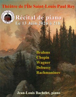 Affiche de Récital de piano Jean-Louis Bachelet