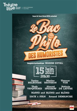 Affiche de Le bac philo des humoristes