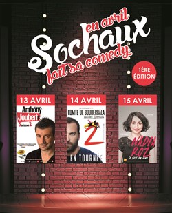 Affiche de En avril Sochaux fait sa comedy | Pass 3 jours