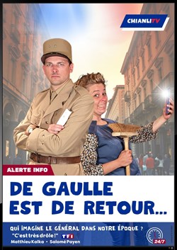 Affiche de De Gaulle est de retour