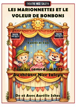 Affiche de Les marionnettes et le voleur de bonbons