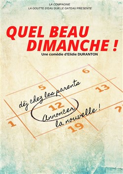 Affiche de Quel beau dimanche !