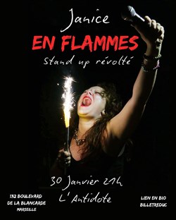 Affiche de Janice en Flammes dans Stand up révolté