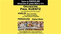 Affiche de Orchestre Paul Kuentz : Vivaldi / Pergolesi | Daoulas
