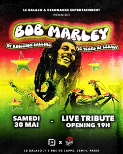 Affiche de Bob Marley : Live Tribute