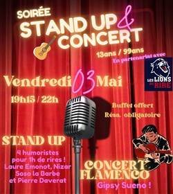 Affiche de Soirée stand up + Concert flamenco