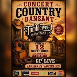 Affiche de Country avec Tumbleweed Music Band