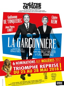 Affiche de La Garçonnière | avec Guillaume De Tonquédec, Claire Keim