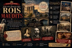 Affiche de Visite guidée : De la malédiction des templiers à l'exécution de Ravaillac... Promenade dans le Paris du crime et des supplices ! | par Bruno Barthélemy