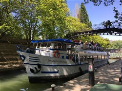Affiche de Croisière sur la Seine et le canal Saint Martin | Du Musée d'Orsay au Parc de la Villette