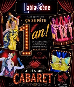 Affiche de 1 an de Lablascène avec le Cabaret Redlight !