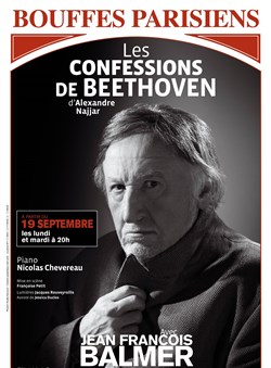 Affiche de Les confessions de Beethoven | avec Jean-François Balmer