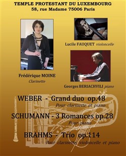 Affiche de Weber, Schumann, Brahms