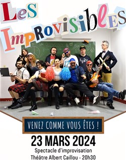Affiche de Spectacle d'improvisation théâtrale | avec La troupe des Impro'visibles