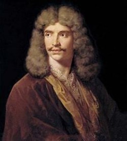 Affiche de Théâtre au jardin avec Molière