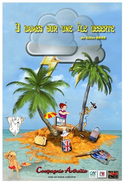 Affiche de Trois dames sur une île déserte