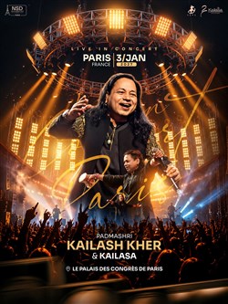 Affiche de Kailash Kher & Kailasa live in Paris