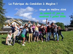 Affiche de Stage théâtre improvisation été Megève