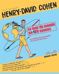 Affiche de Henry-David Cohen dans Le tour du monde en 180 vannes