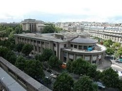 Affiche de Visite guidée : Le Palais d'Iéna / L'immeuble de la rue Franklin | par Michel Lhéritier