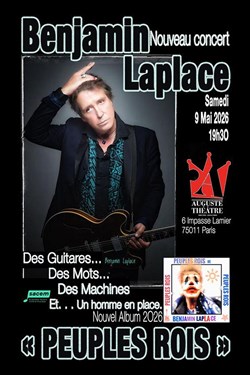 Affiche de Des Guitares & Des Mots : le concert de Benjamin Laplace & Machines