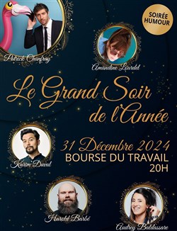 Affiche de Le Grand Soir de l'Année, plateau d'humour pour le 31 décembre