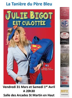 Affiche de Julie Bigot est culottée