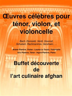 Affiche de Soirée caritative | concert et buffet