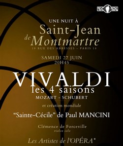 Affiche de Les Artistes de l'Opéra et Clémence De Forceville dans Les Quatre Saisons de Vivaldi