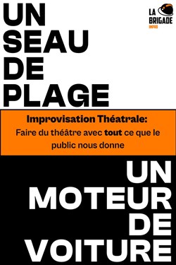 Affiche de Seau de plage et moteur de voiture