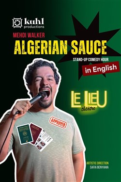 Affiche de Algerian Sauce - English Stand-up Comedy Hour by Mehdi Walker