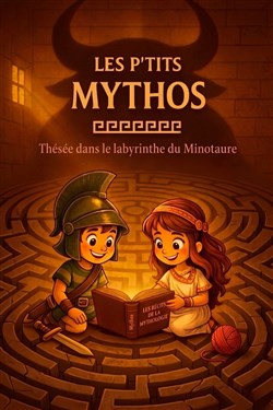 Affiche de Les P'tits Mythos : Thésée dans le labyrinthe du Minotaure