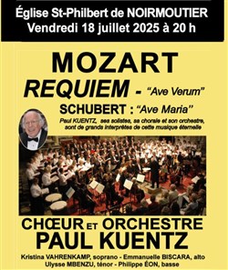 Affiche de Choeur et orchestre Paul Kuentz : Requiem de Mozart