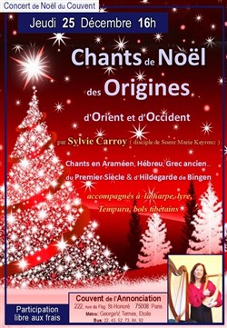 Affiche de Concert de Noël du Couvent