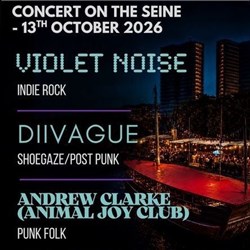 Affiche de Violet Noise + Diivague + Andrew Clarke